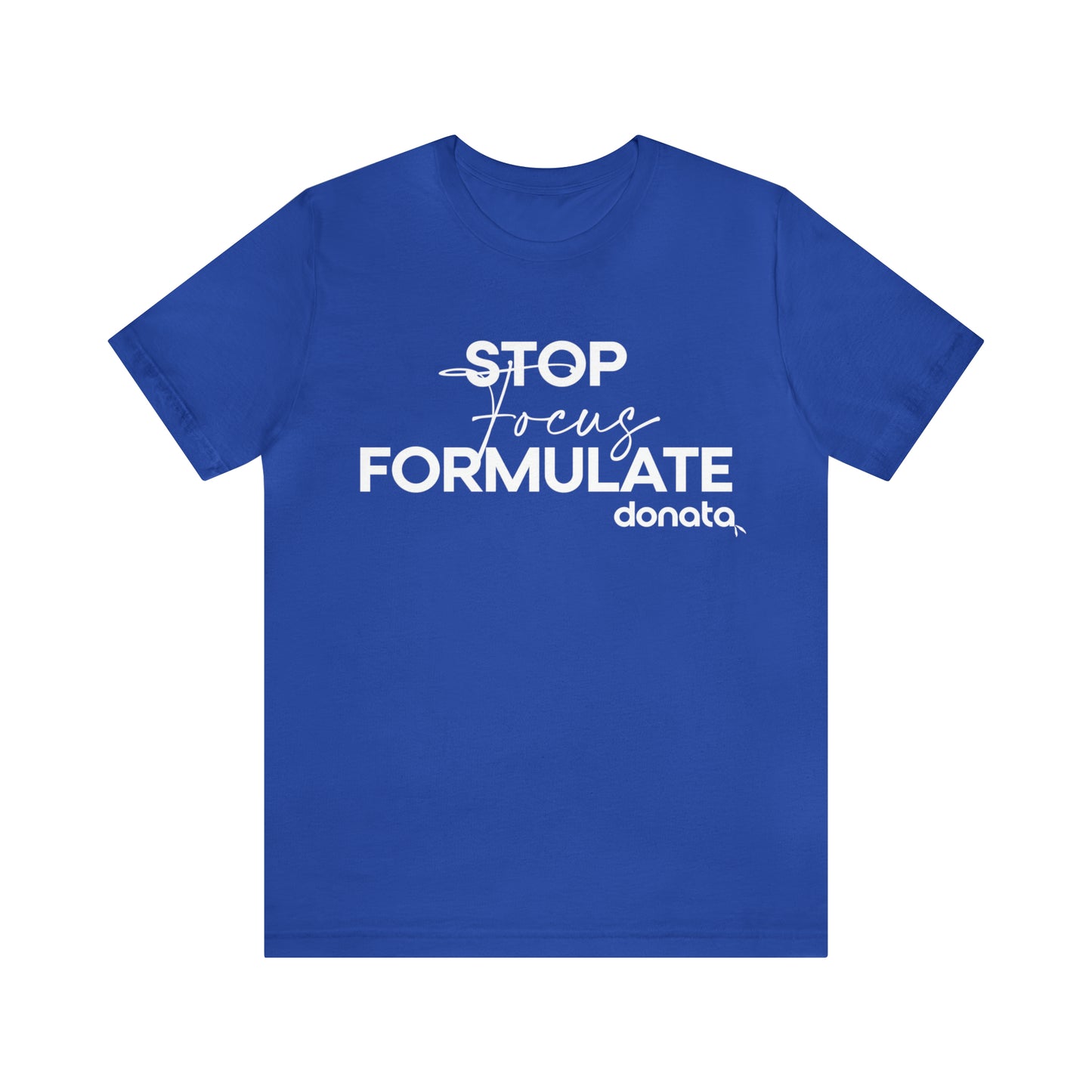 Stop • Focus • Formulate