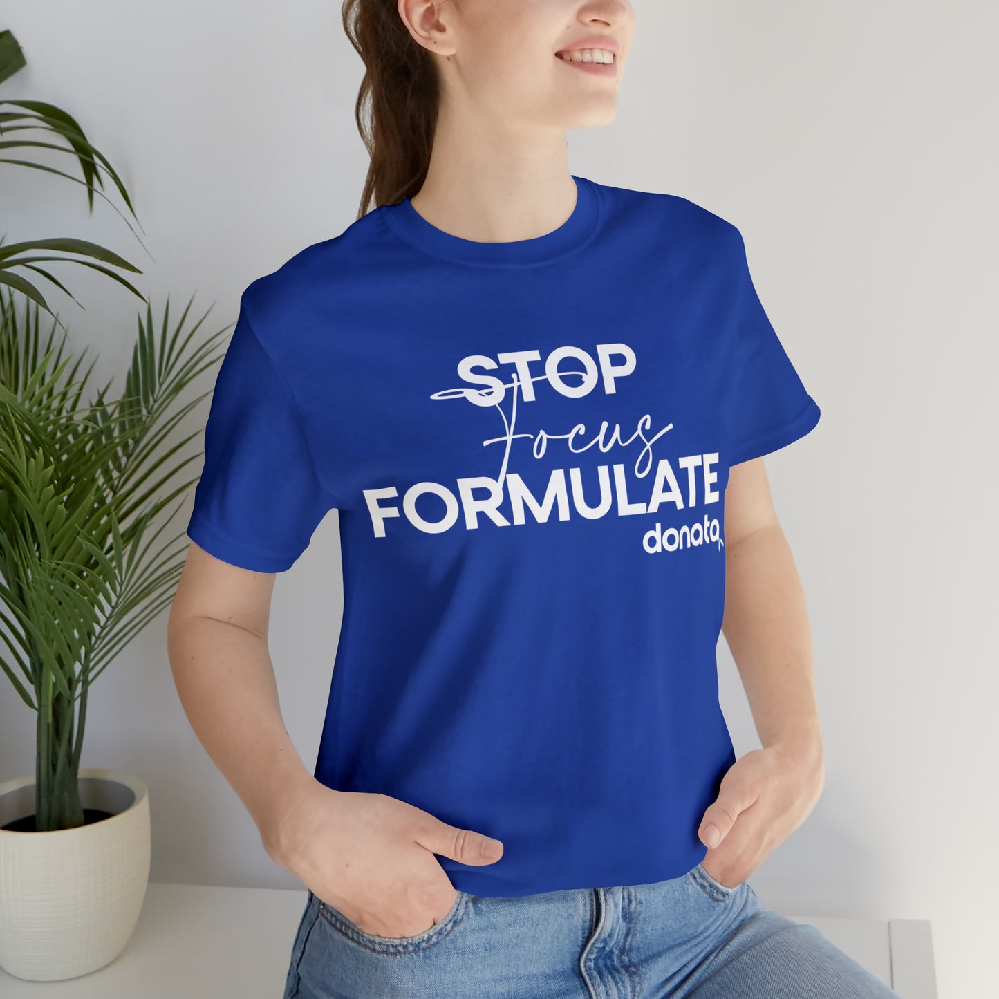 Stop • Focus • Formulate