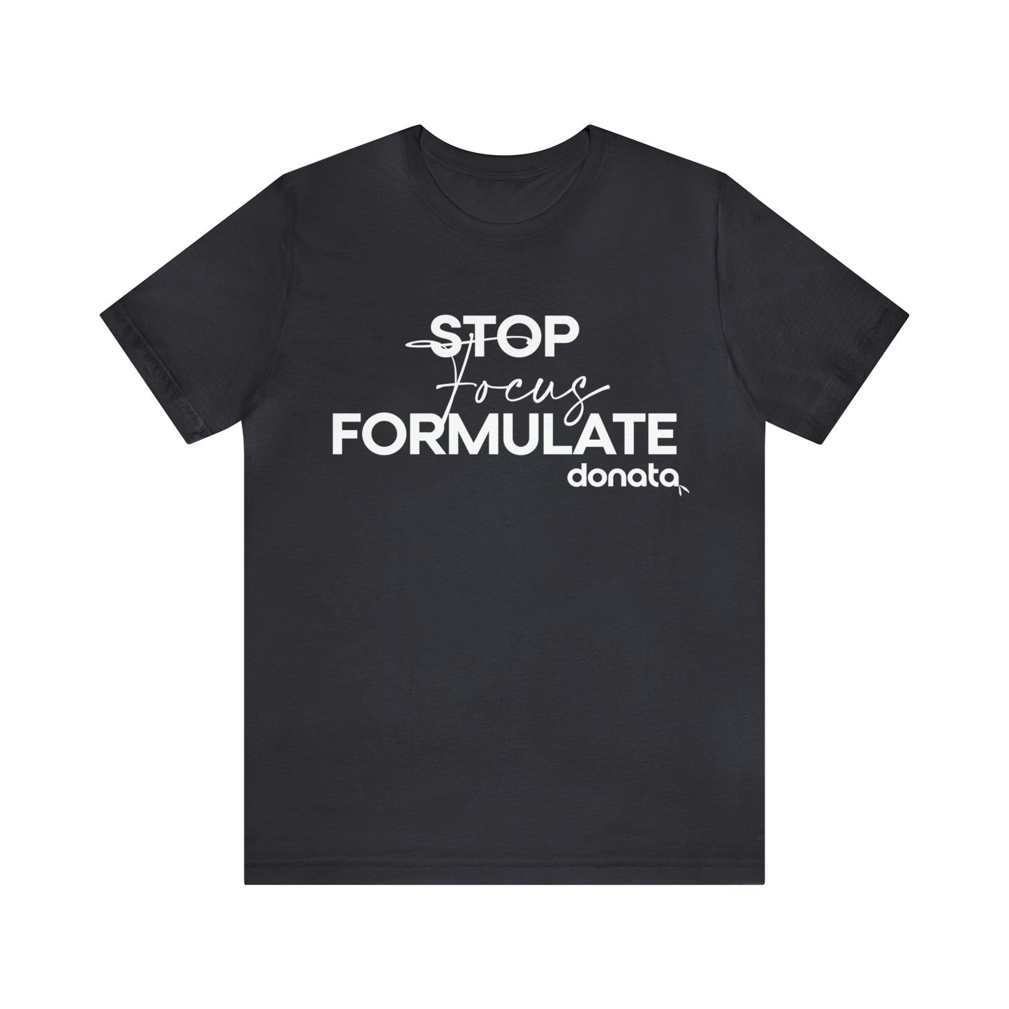 Stop • Focus • Formulate